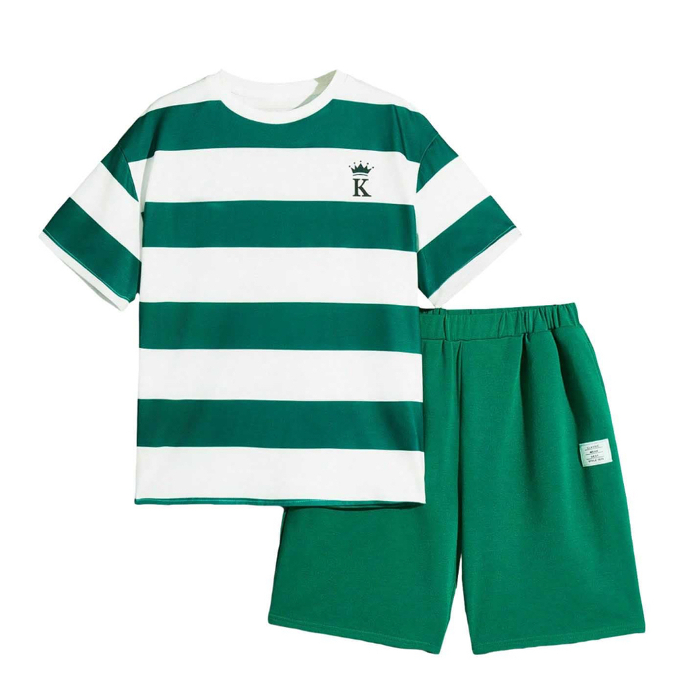 Free Planet Boys 3-Piece Shorts Set Outfit - fog, 5